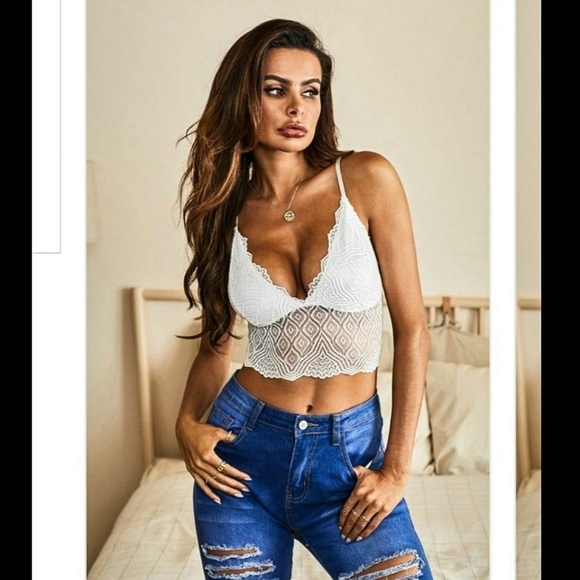 🆕 BeVogue - Lace Bralette - Picture 1 of 9